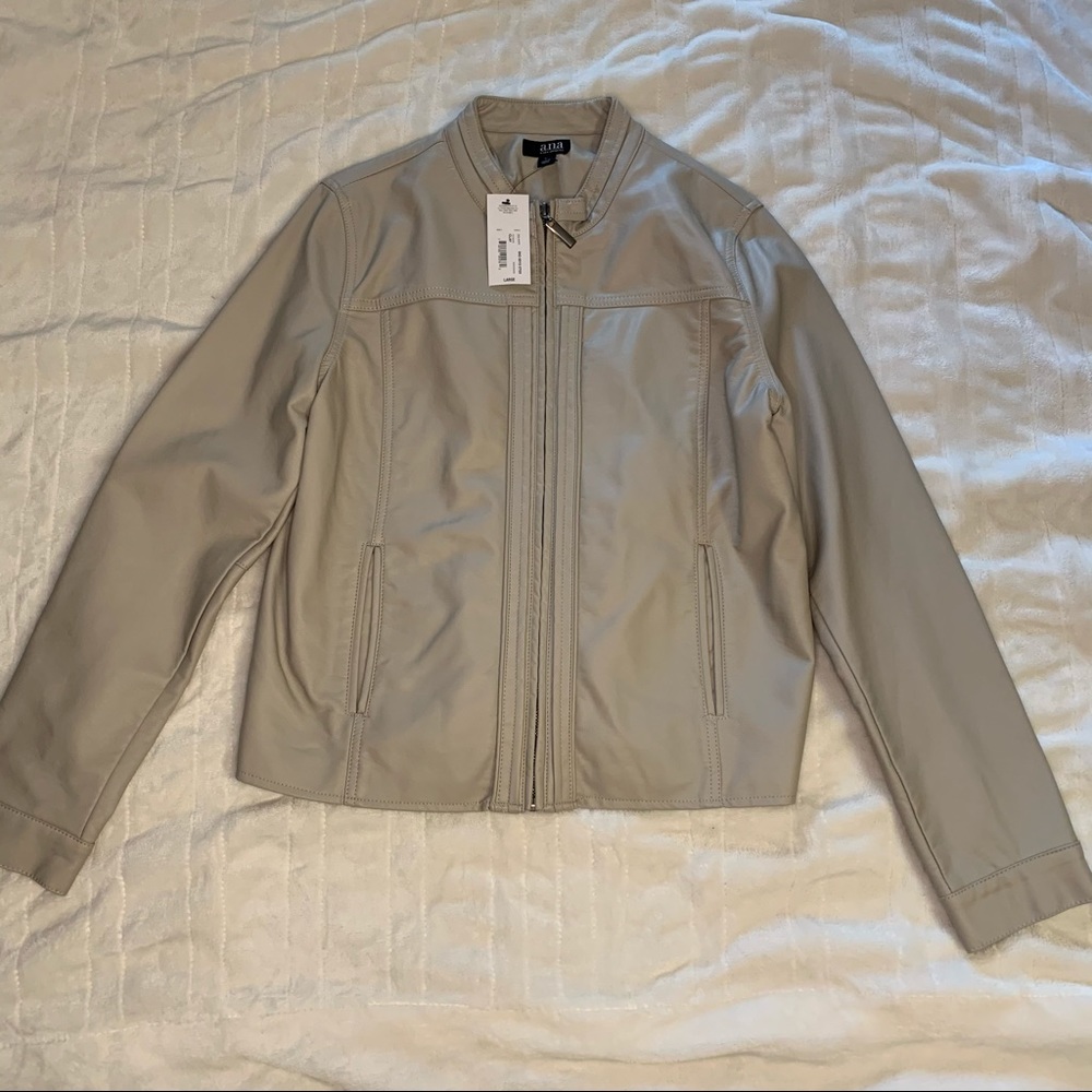 a.n.a a new approach Clay Leather Jacket